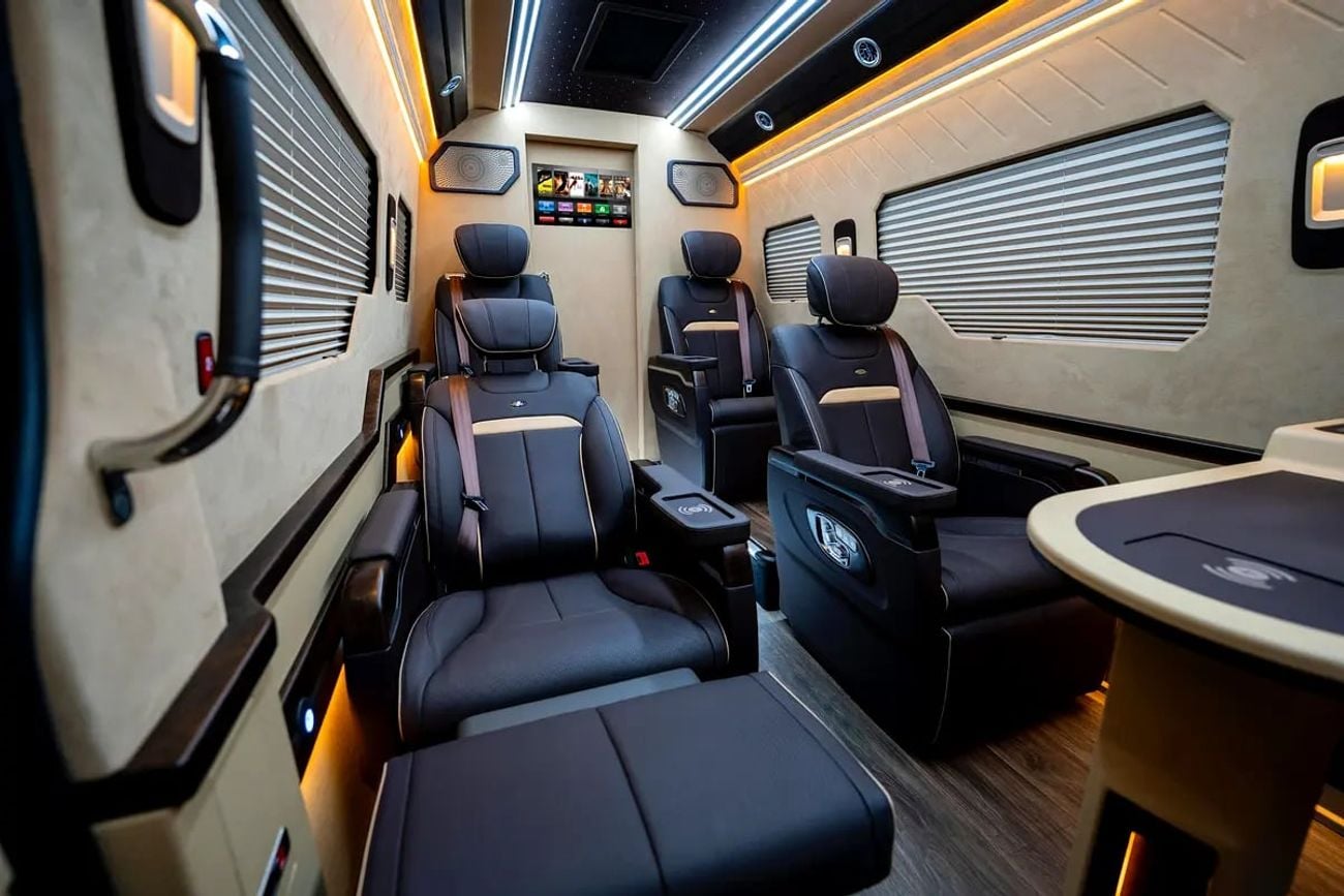 Mercedes-Benz Sprinter VVIP MERCEDES with Bathroom, Additional AC and Air Suspension- 2 Years Warranty VLINE