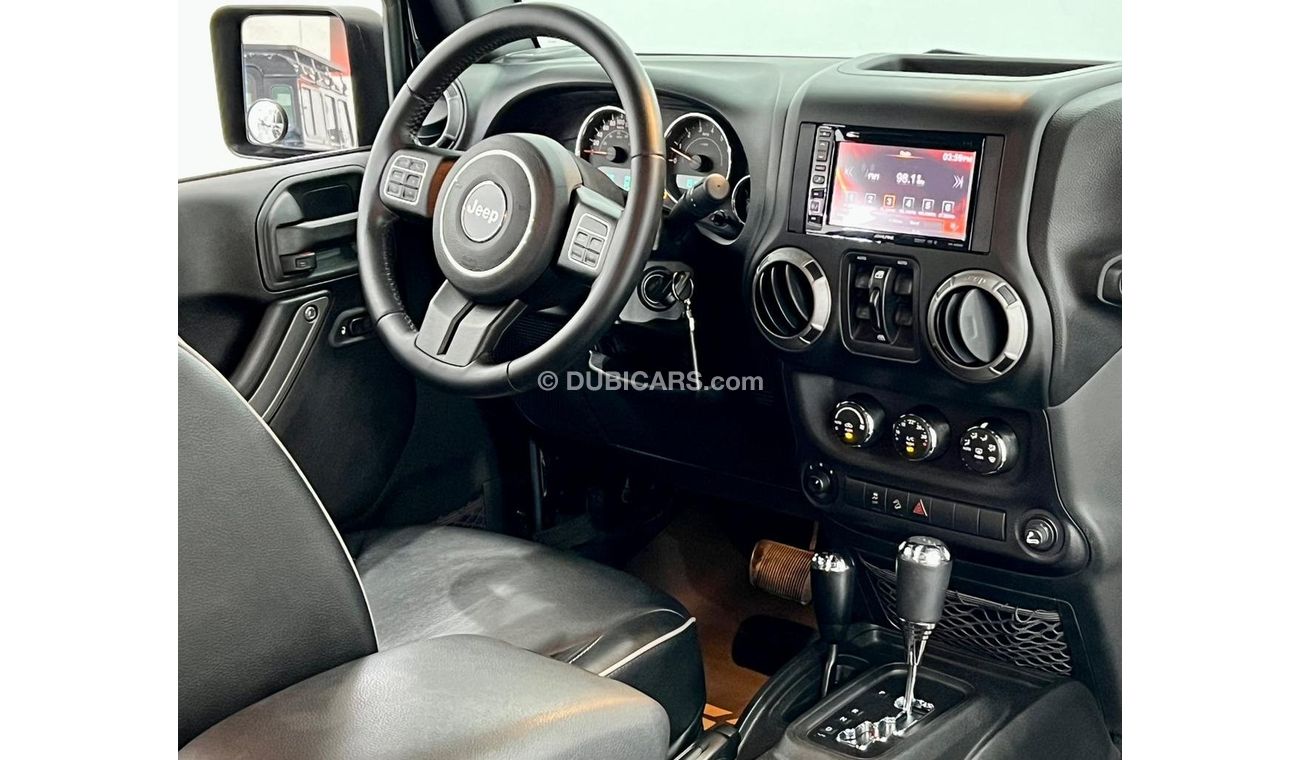 جيب رانجلر انليميتيد ويليز ويلير 2017 Jeep Wrangler Unlimited Willys, Warranty, Service History, GCC