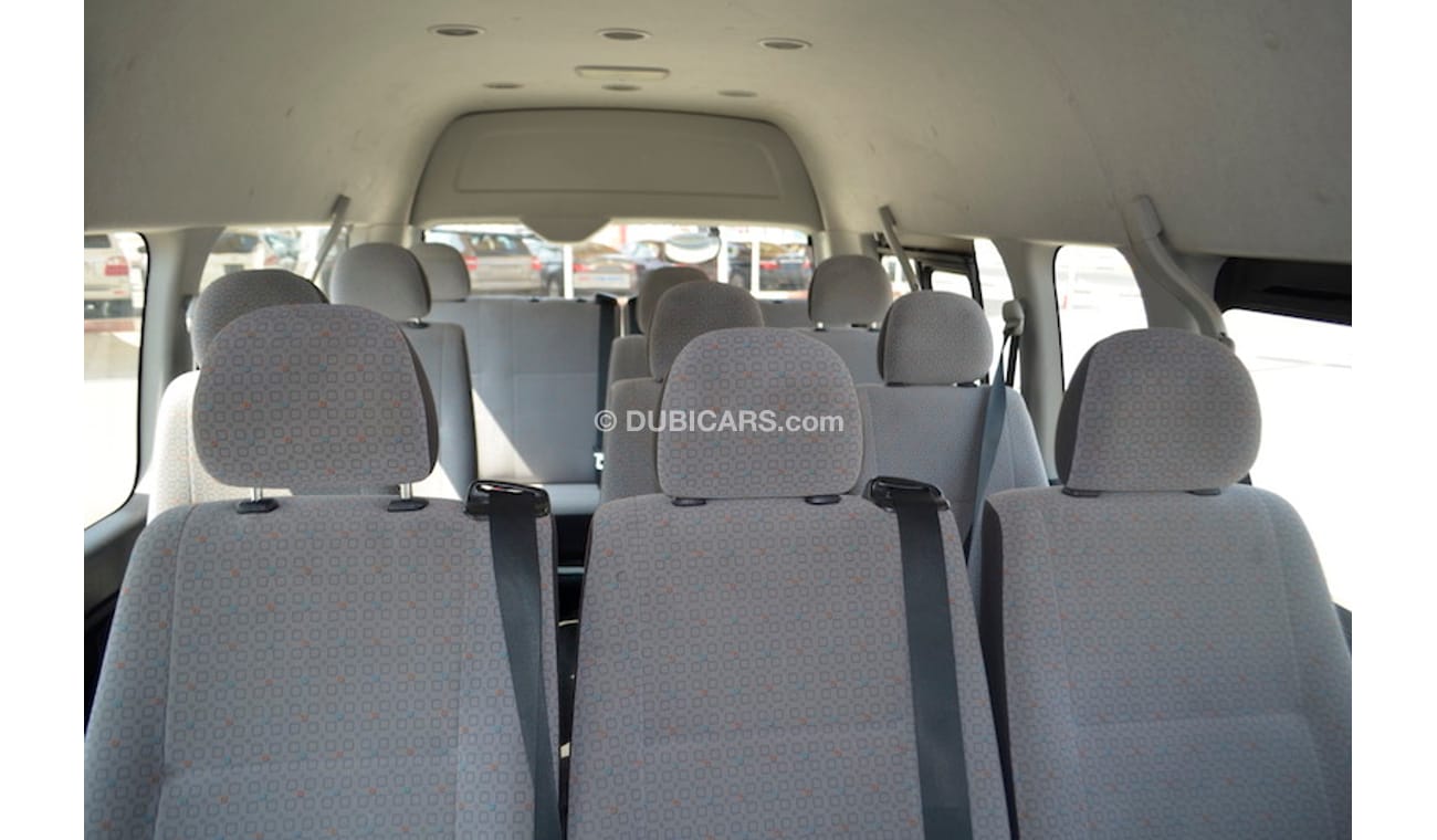 Toyota Hiace HIGH ROOF 15 SEATER BUS GCC SPECS