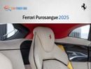 Ferrari Purosangue Ferrari Purosangue 2025 (Export Only)
