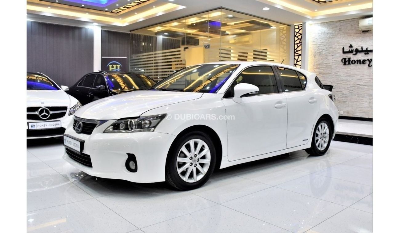 Lexus CT 200h EXCELLENT DEAL for our Lexus CT200 HYBRID ( 2012 Model ) in White Color GCC Specs