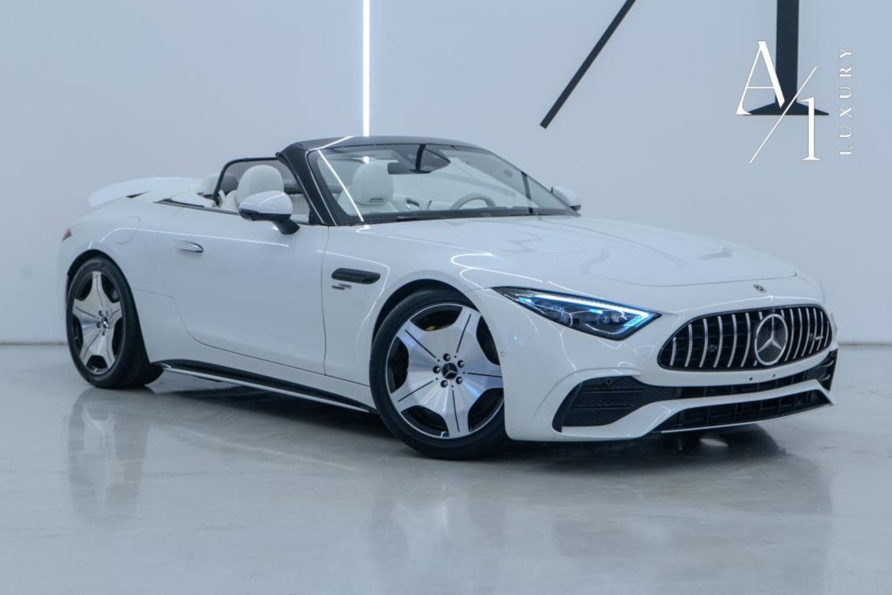 مرسيدس بنز SL 43 AMG 2023 Mercedes Benz SL43 AMG Roadster Maybach Edition, Warranty, Full Options, Very Low Kms
