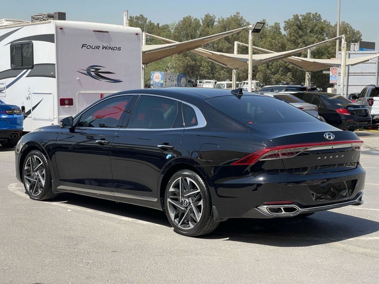 هيونداي أزيرا Hyundai AZERI GCC 2022 FULL OPTION ORIGINAL PAINT PERFECT CONDITION