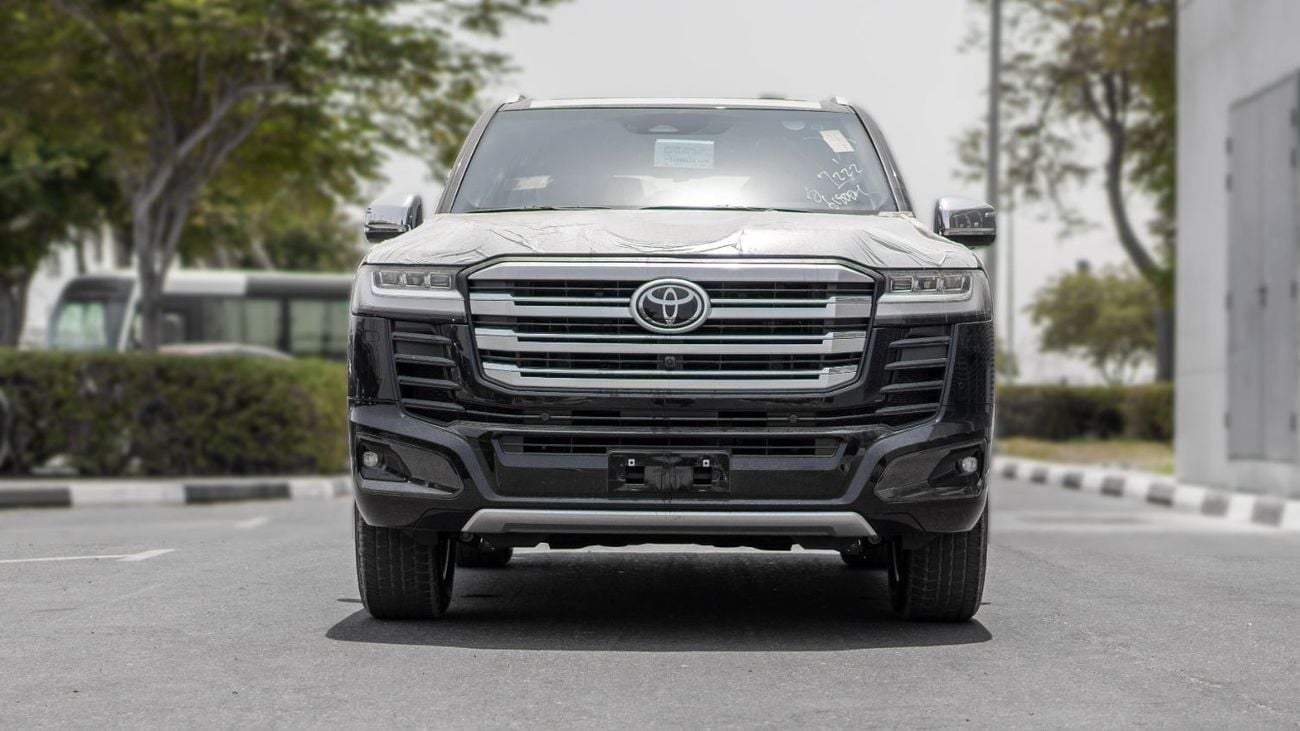 تويوتا لاند كروزر 2025 Toyota Land Cruiser VXR 3.5L AT Hybrid (Black-Red)