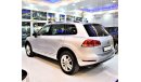 Volkswagen Touareg WITH SERVICE HISTORY Volkswagen Touareg 2011 Model! GCC Specs Silver Color!