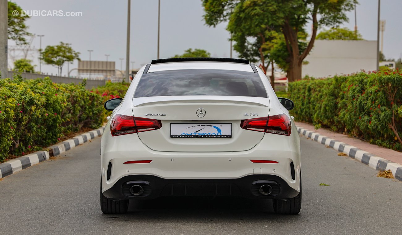 مرسيدس بنز A 35 AMG مرسيدس بنز Turbo 4MATIC AMG A35خليجية 2021 Night Package 0Km مع ضمان سنتين مفتوح الكيلو من EMC