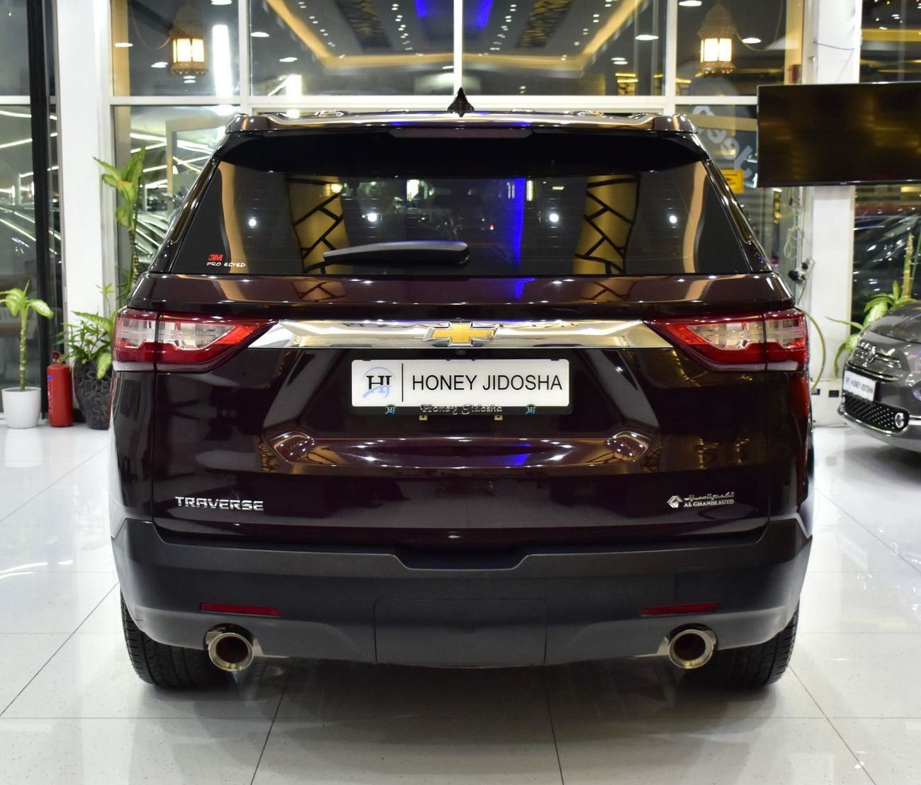 شيفروليه ترافيرس EXCELLENT DEAL for our Chevrolet Traverse ( 2018 Model ) in Maroon Color GCC Specs