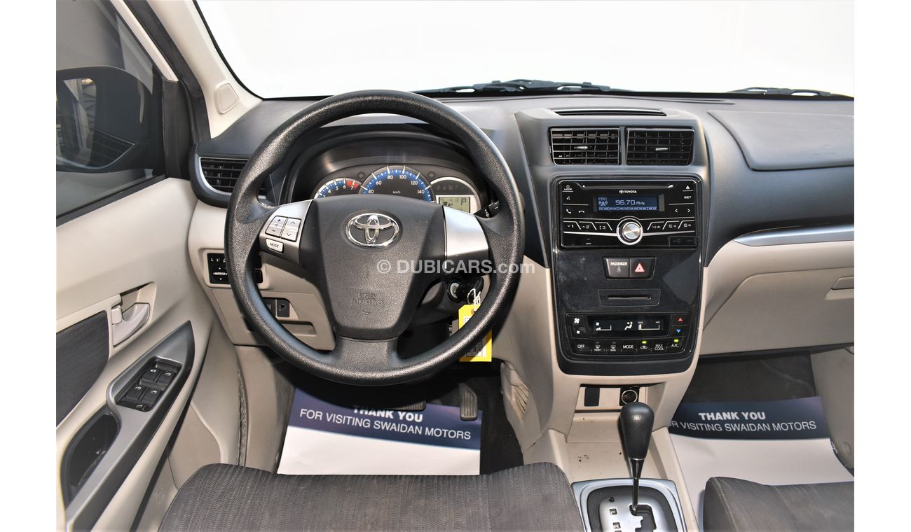 Toyota Avanza 1.5L GLS 5STR VAN 2020 GCC DEALER WARRANTY