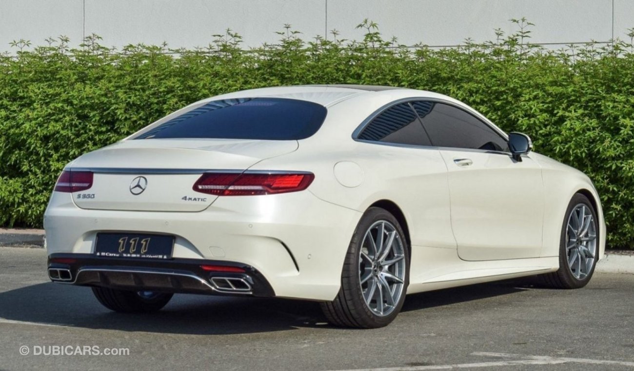 مرسيدس بنز S 560 كوبيه 4MATIC / 5 years Warranty With Service Contract / GCC Specifications