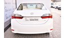 Toyota Corolla AED 1192 PM | 2.0L SE GCC WARRANTY