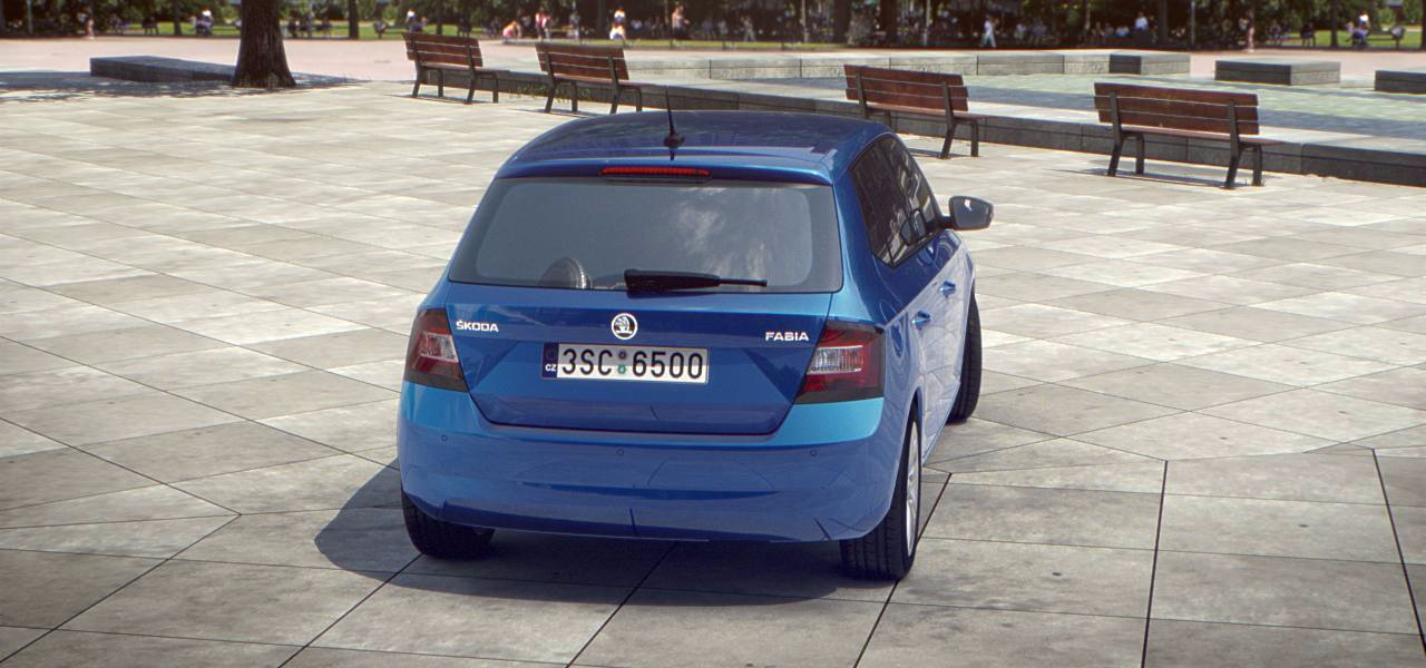 Skoda Fabia exterior - Rear