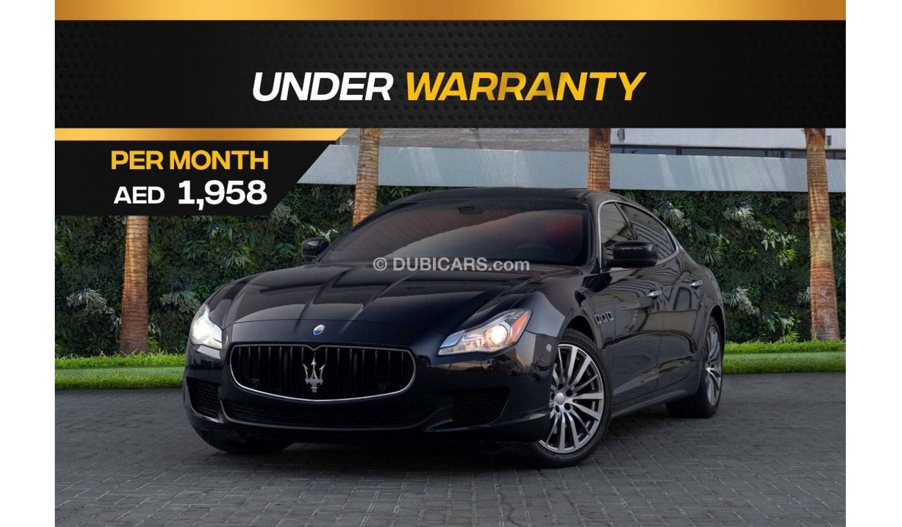 Maserati Quattroporte Std | 1,958 P.M  | 0% Downpayment | Under Warranty!