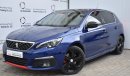 Peugeot 308 1.6L GT LINE 2018 GCC SPECS WITH AGENCY WARRANTY