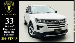 Ford Explorer XLT + LEATHER SEAT + NAVIGATION + CAMERA / GCC / 2018 / DEALER WARRANTY UP 29/07/2023 / 1,394 DHS PM