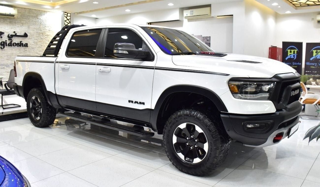 رام 1500 EXCELLENT DEAL for our Dodge Ram Rebel 4x4 5.7L ( 2021 Model ) in White Color GCC Specs