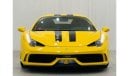 فيراري 458 2015 Ferrari 458 Speciale, Full Ferrari Service History, Rare Triple Layer Yellow, GCC