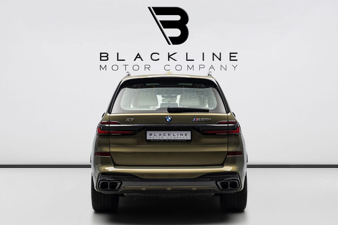 BMW X7 M60i XDRIVE BUY NOW, PAY 2027 | THE BLACKLINE STANDARD | 2030 BMW Warranty + Service, GCC, Low KMs