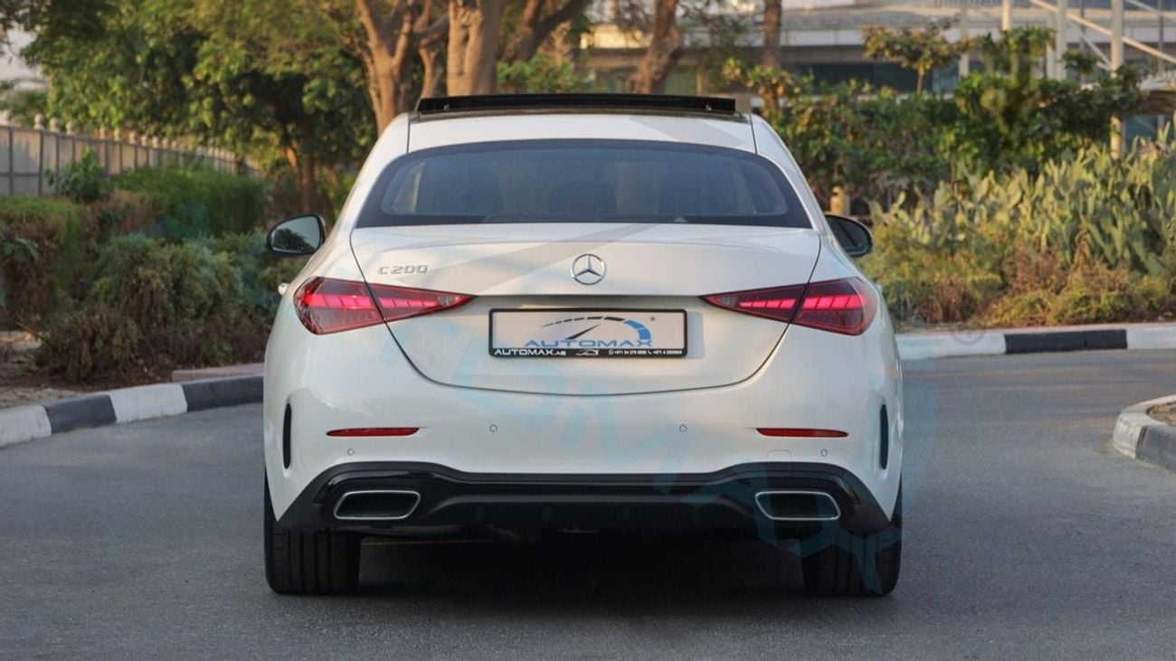 مرسيدس بنز C 200 AMG Premium Plus EQ Boost 1.5T RWD GCC 2026 With 2 Years Unlimited Mileage Warranty At Official Deal