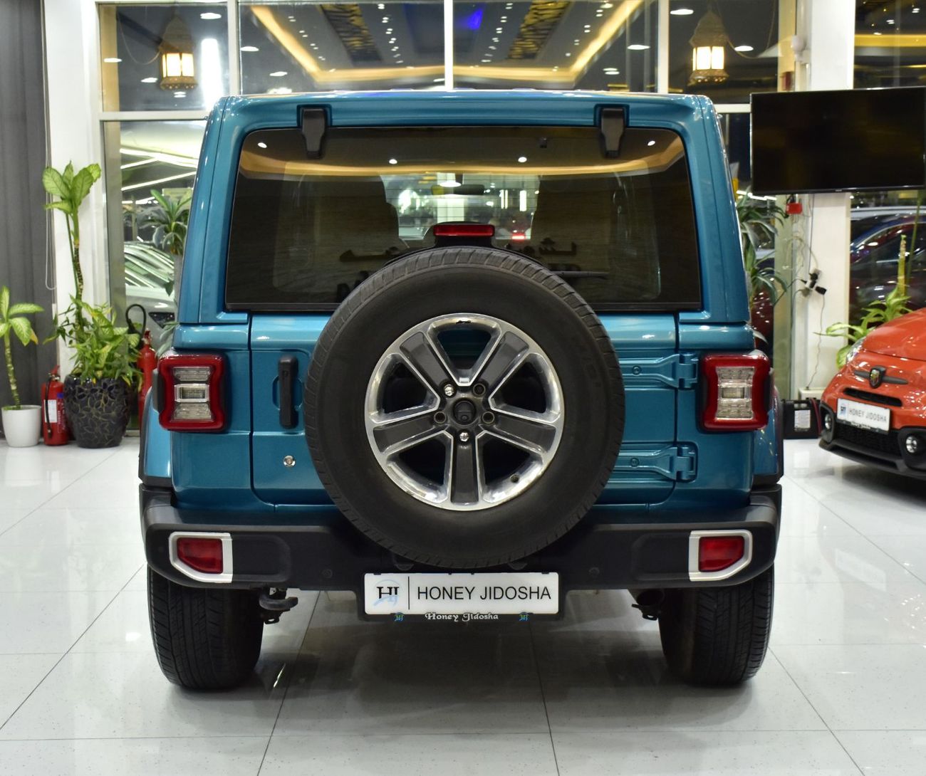 Jeep Wrangler EXCELLENT DEAL for our Jeep Wrangler Unlimited Sahara ( 2020 Model ) in Blue Color GCC Specs