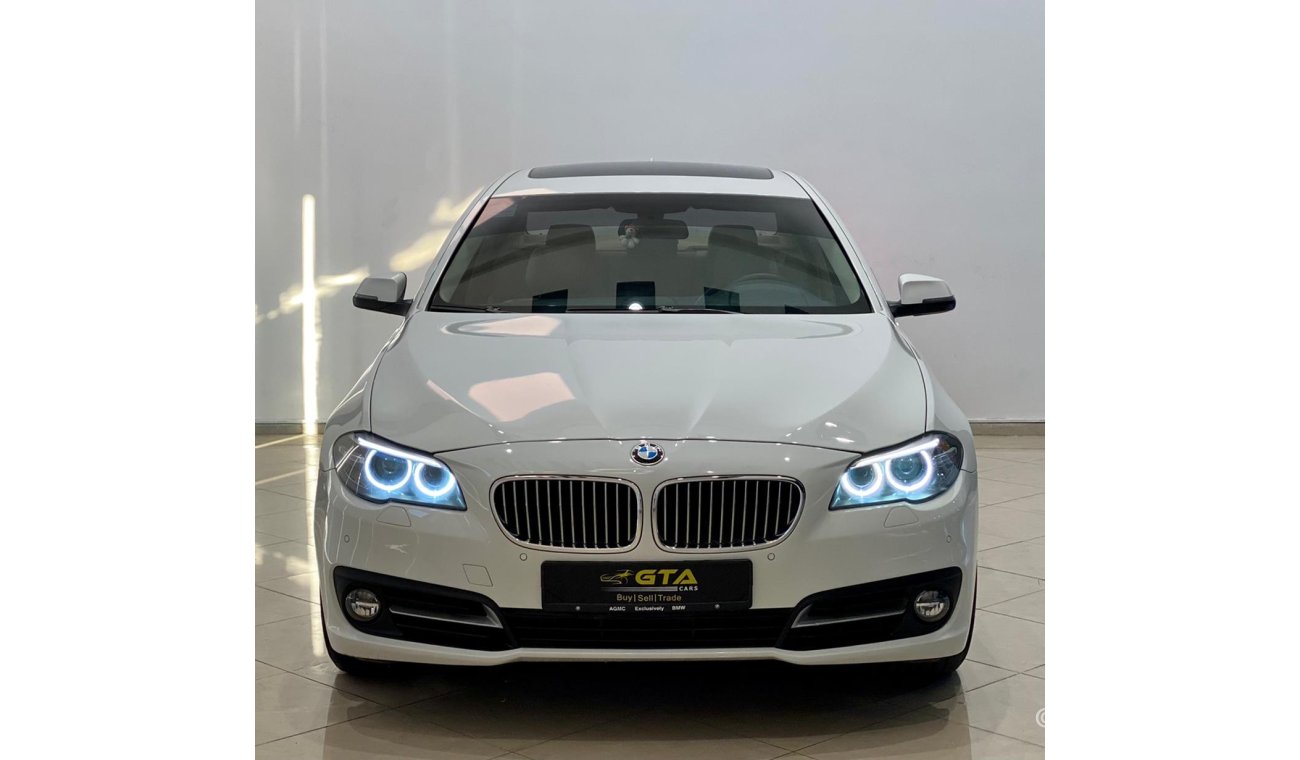 بي أم دبليو 520 2015 BMW 520i, Warranty, 2024 BMW Service Contract, Full History, Low KMs, GCC