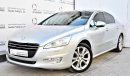 Peugeot 508 1.6L ALLURE TURBO 2015 GCC SPECS WITH SUNROOF