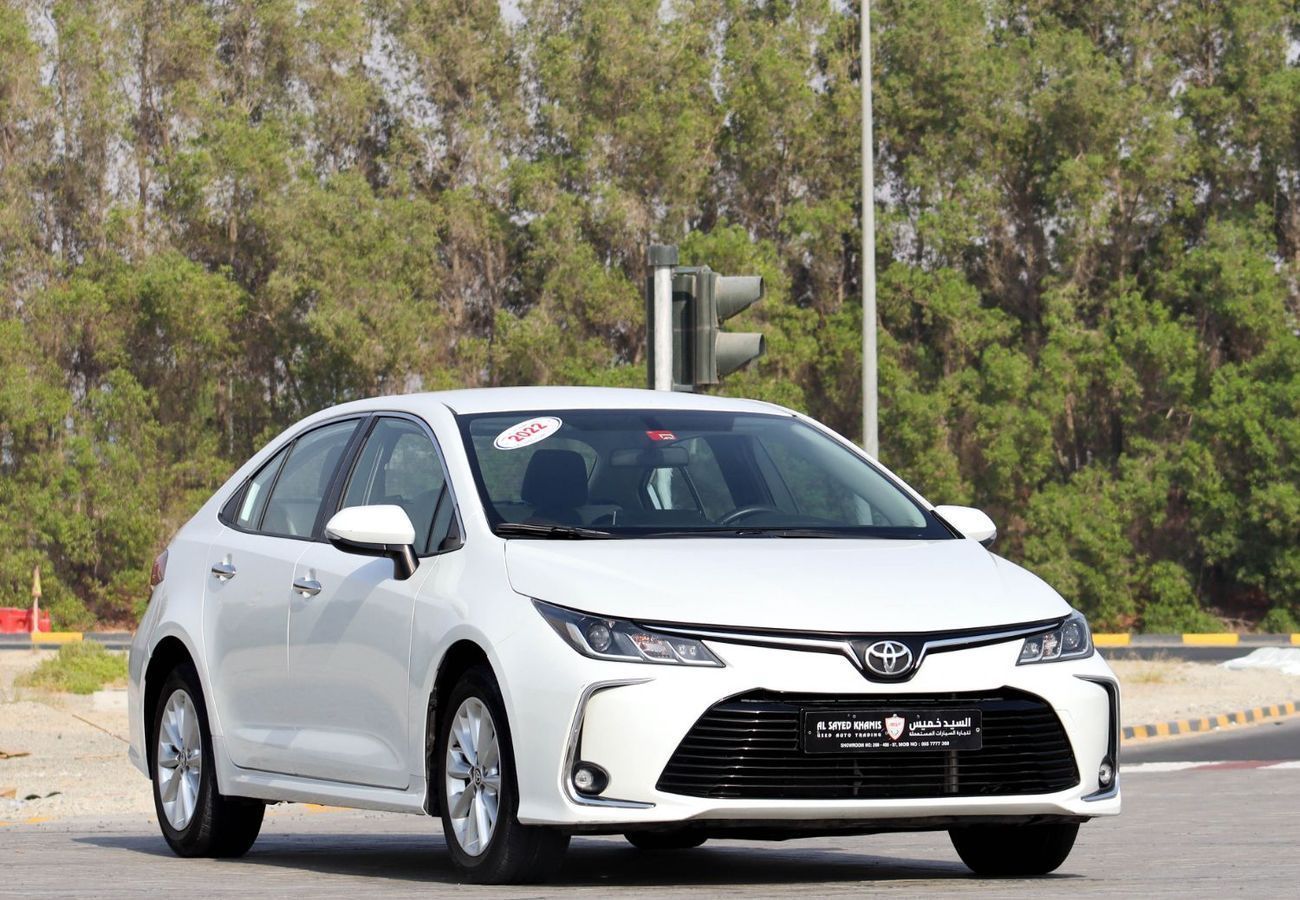 Toyota Corolla GLI 1.6L Toyota Corolla 1.6L 2022 GCC original paint, full option, accident-free, excellent conditio
