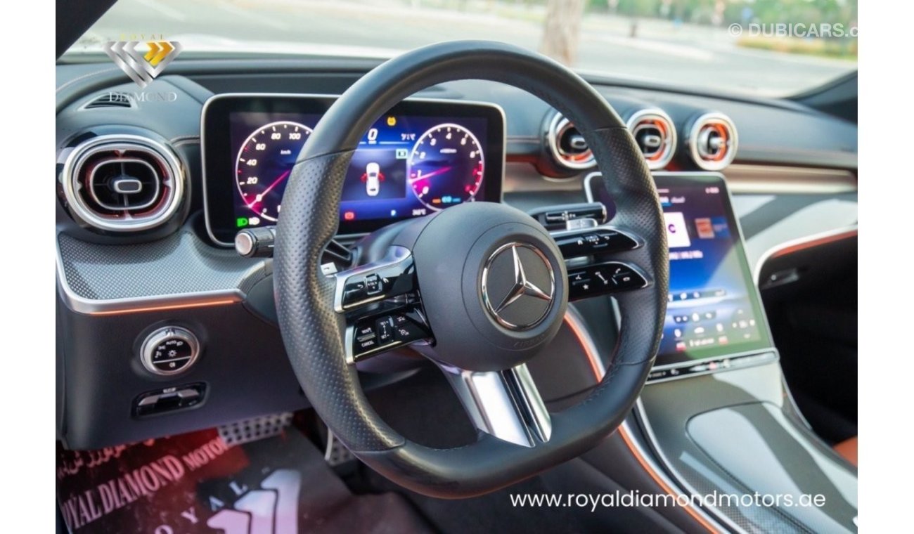 Mercedes-Benz C200 Premium Mercedes Benz C200 AMG kit GCC 2022 Under Warranty and Free Service From Agency
