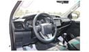 Toyota Hilux 2022 | 2.4L M/T 4WD WITH FABRIC SEATS BLACK INTERIOR EXPORT ONLY