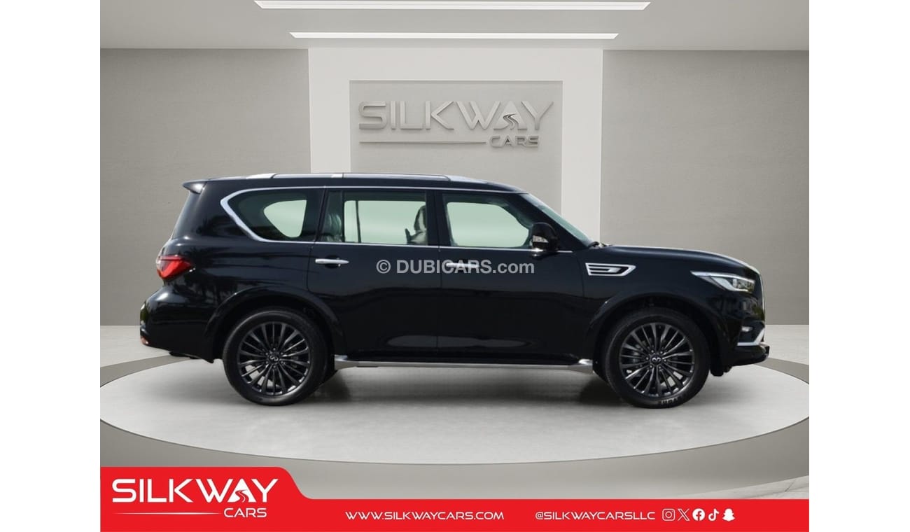 إنفينيتي QX80 سنسوري برو أكتف 8 Infiniti QX80 Luxury Full option Gcc Export Only