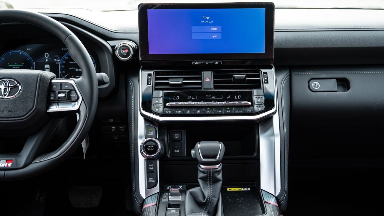 تويوتا لاند كروزر GRS 3.5L - Attitude Black Inside Maroon | Export Only