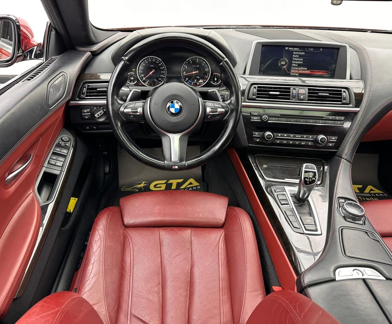 بي أم دبليو 650i 2015 BMW 650i xDrive Gran-Coupe M-Sport, BMW Full Service History, Excellent Condition, GCC