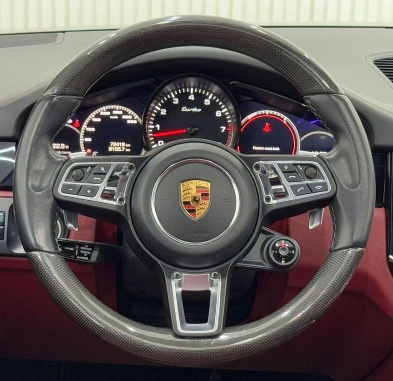 بورش كايان Turbo 4.0L (550 HP) 2019 Porsche Cayenne Turbo, August 2025 Porsche Warranty, Full Porsche Service H