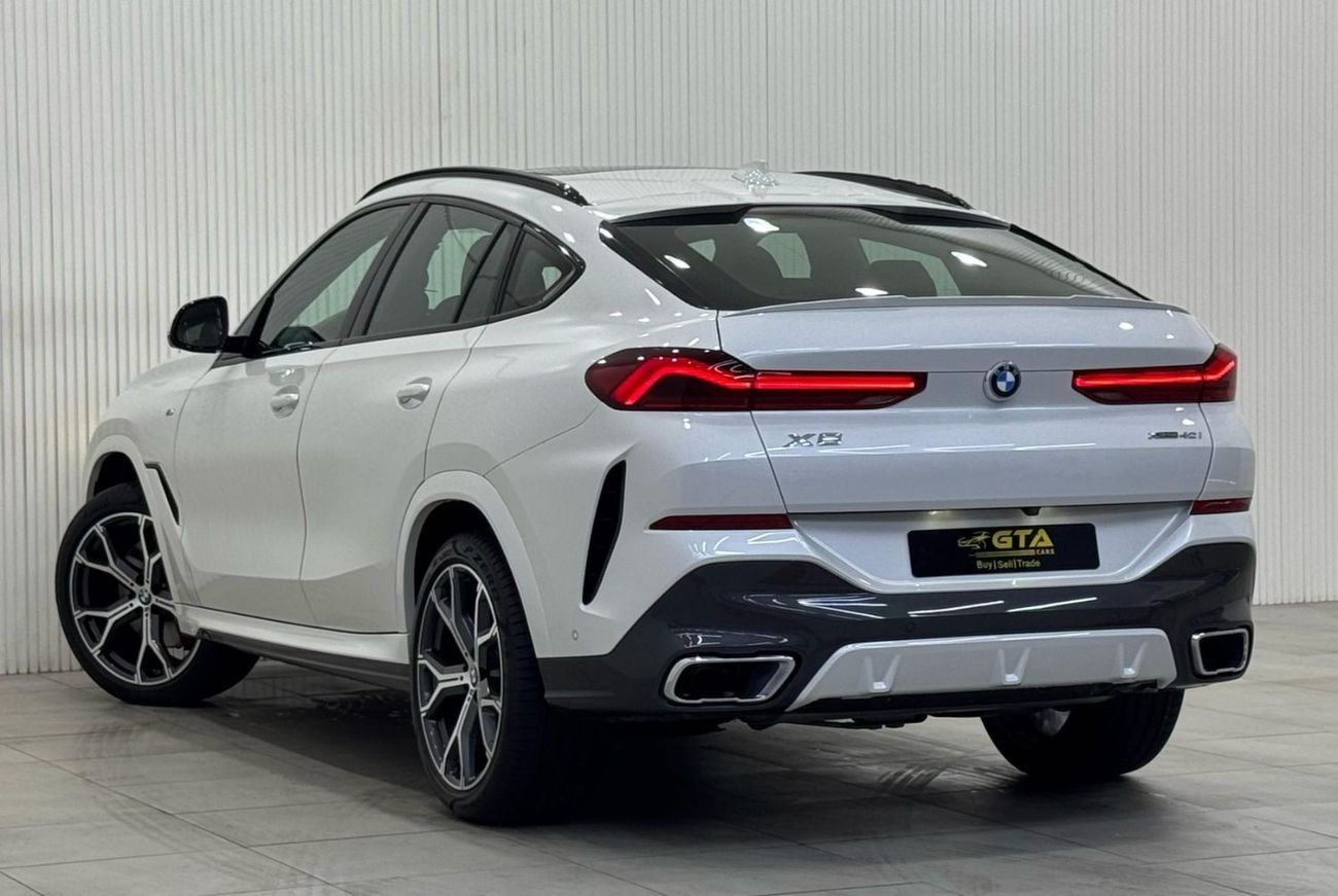 BMW X6 40i M Sport 3.0L 2022 BMW X6 xDrive40i M-Sport, 2027 BMW Warranty + Service Pack, Full Options, Very