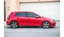 Volkswagen Golf GTI 2014 GCC under Warranty with Zero downpayment.