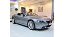 BMW 645 EXCELLENT DEAL for our BMW 645Ci CONVERTIBLE ( 2004 Model! ) in Silver Color! GCC Specs