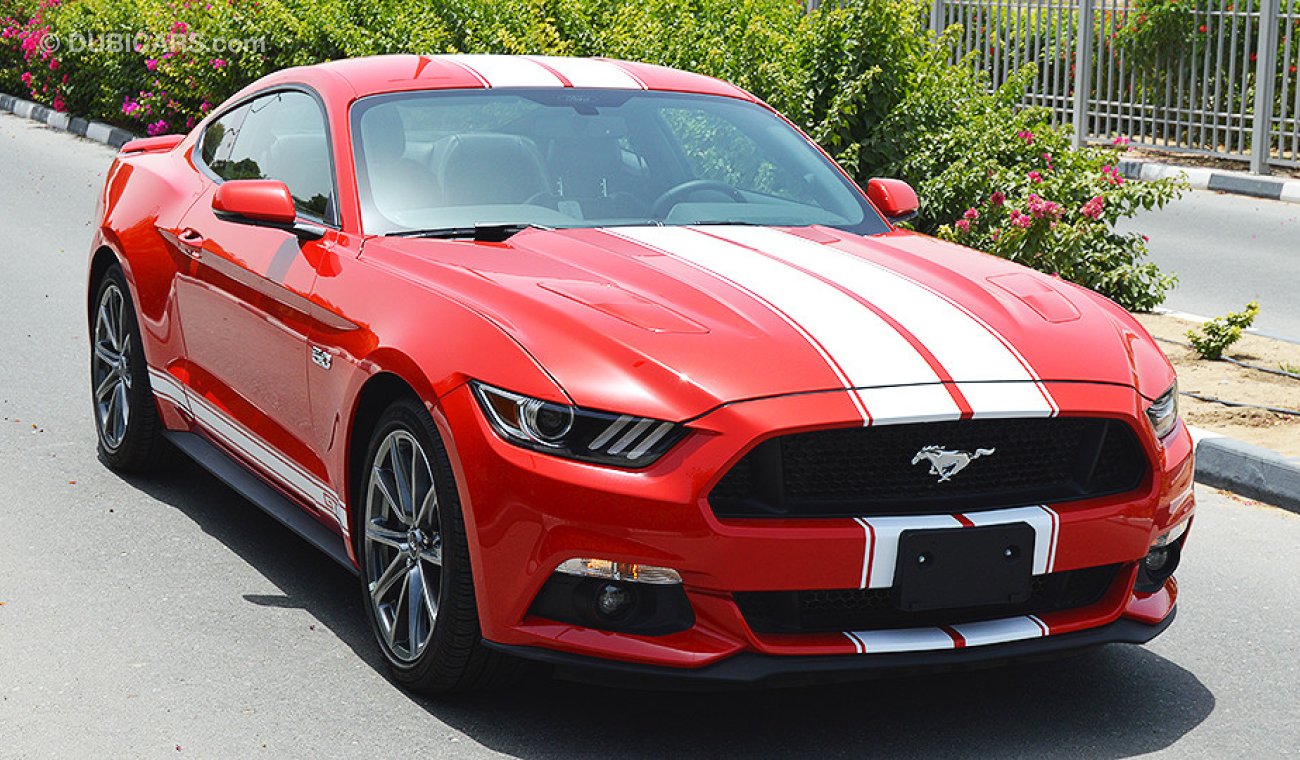 Ford Mustang GT Premium+, 5.0L V8 0km, GCC Specs w/ 3 Years or 100K km Warranty and 60K km Service at AL TAYER