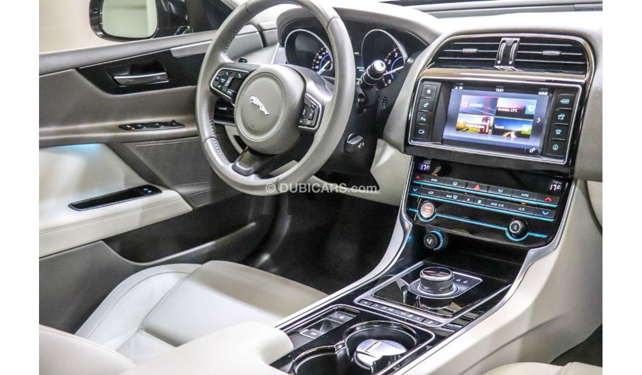 جاكوار XE Jaguar XE Pure 20t 2017 GCC under Agency Warranty with Zero Down-Payment.