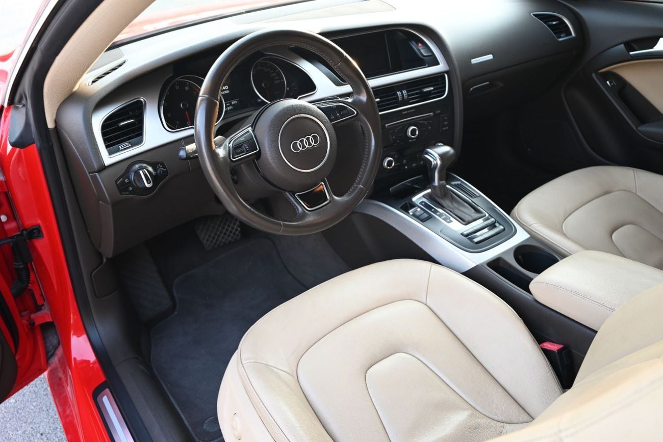 Audi A5 45 TFSI S-LINE - 0% DP - FULL AGENCY MAINTAINED - FIRST OWNER - AUDI A5 COUPE 4WD - GCC SPECS