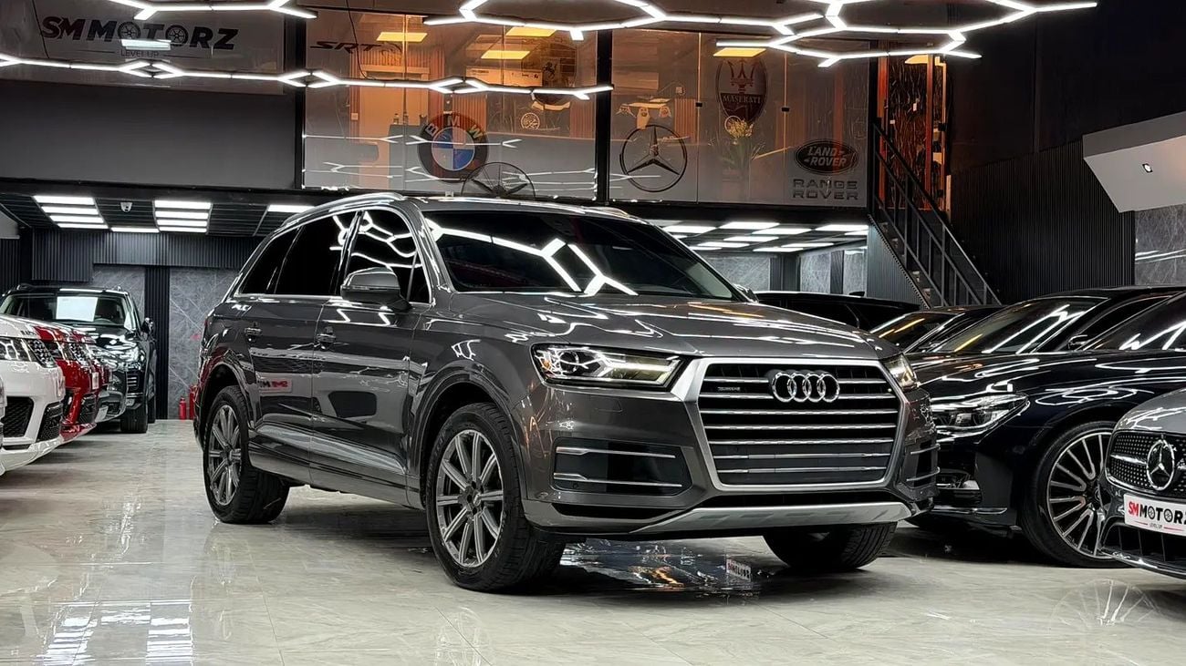 أودي Q7 45 TFSI quattro Luxury 3.0L 45TFSI QUTTRO 7 SEATER FULL ORIGINAL PAINT CLEAN TITLE WITH WARRANTY AND
