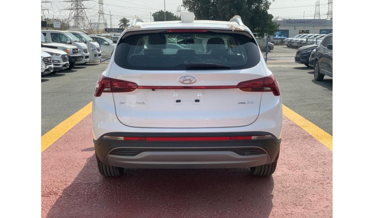 هيونداي سانتا في HYUNDAI SANTAFE 3.5L، V6، NEW SHAPE، MODEL 2021 WHITE WITH BROWN INTERIOR، فقط للتصدير