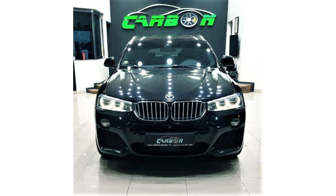 بي أم دبليو X4 BMW X4 2017 GCC CAR IN PERFECT CONDITION IN ORIGINAL PAINT STILL UNDER DEALER WARRANTY