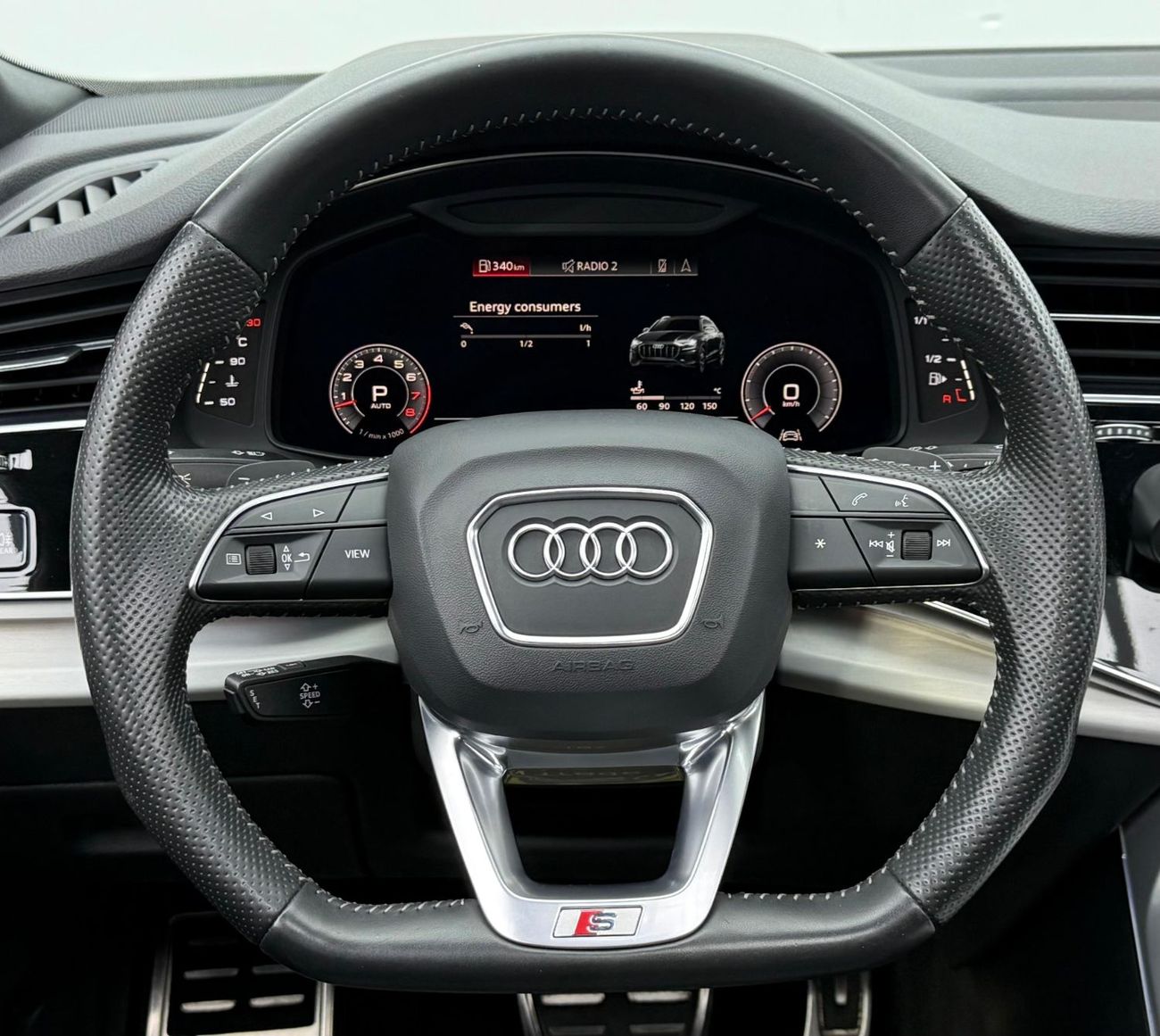 أودي Q8 55 TFSI quattro S-Line 3.0L (340 HP) 2019 Audi Q8 S-Line 55TFSI Quattro, Warranty, Fully Loaded, Exc