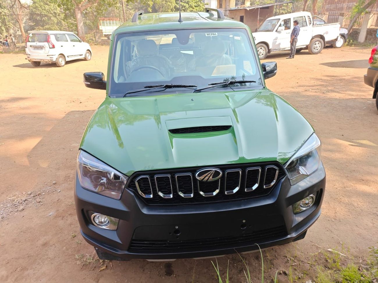Mahindra Scorpio Mahindra Scorpio Classic S11 4W RHD TOP MODEL DIESEL ENGINE MY 23 Model Military Green Color (RIGHT 