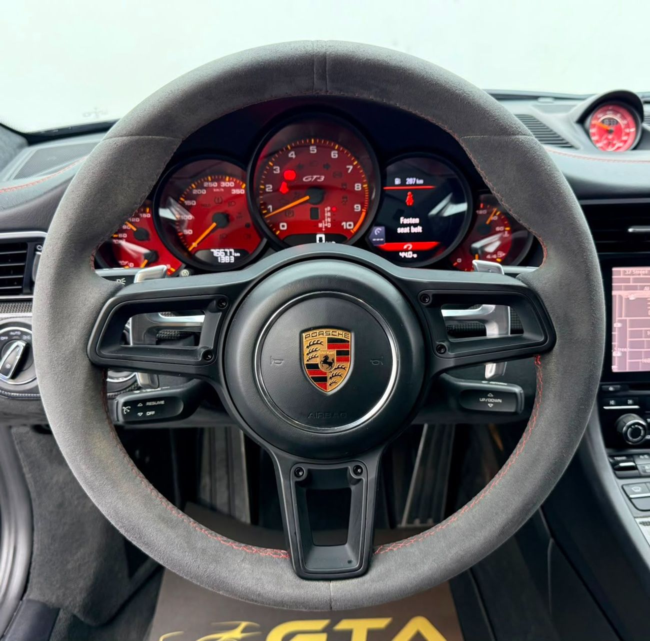 بورش 911 GT3 2018 Porsche 911 GT3, Alba Cars Warranty+Service Contract, Full Service History, GCC Specs.