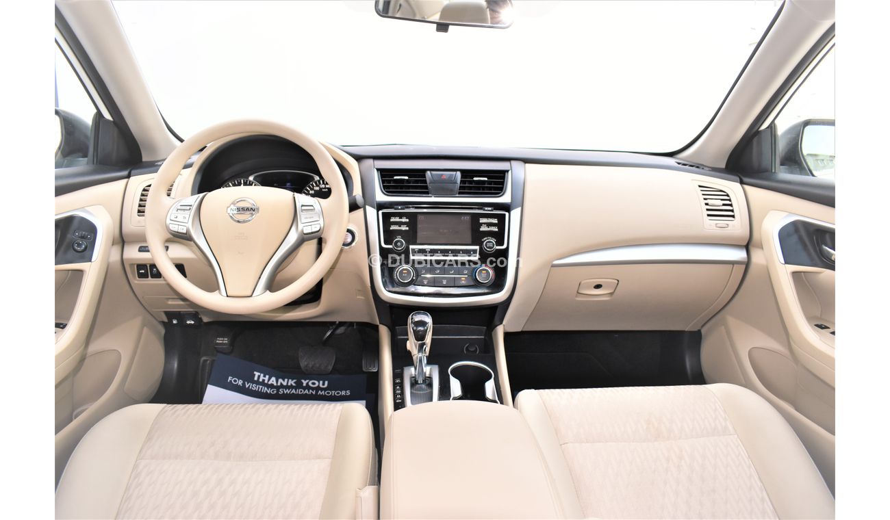 Nissan Altima | AED 1175 PM | 0% DP | 2.5L SV 2017 GCC DEALER WARRANTY