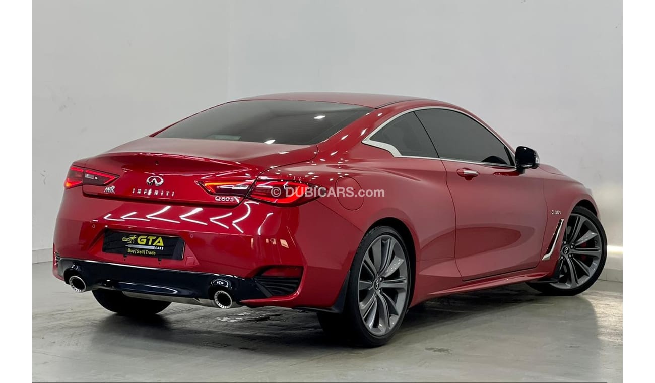 Infiniti Q60 Red Sport 2019 Infiniti Q60 S Red Sport, Full Infiniti Service History, Warranty, Low Kms, GCC