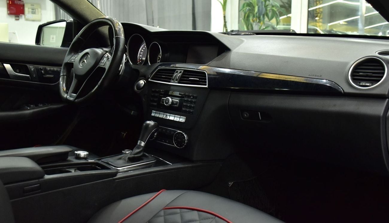 Mercedes-Benz C 63 AMG EXCELLENT DEAL for our Mercedes Benz C63 AMG ( 2013 Model ) in Black Color GCC Specs