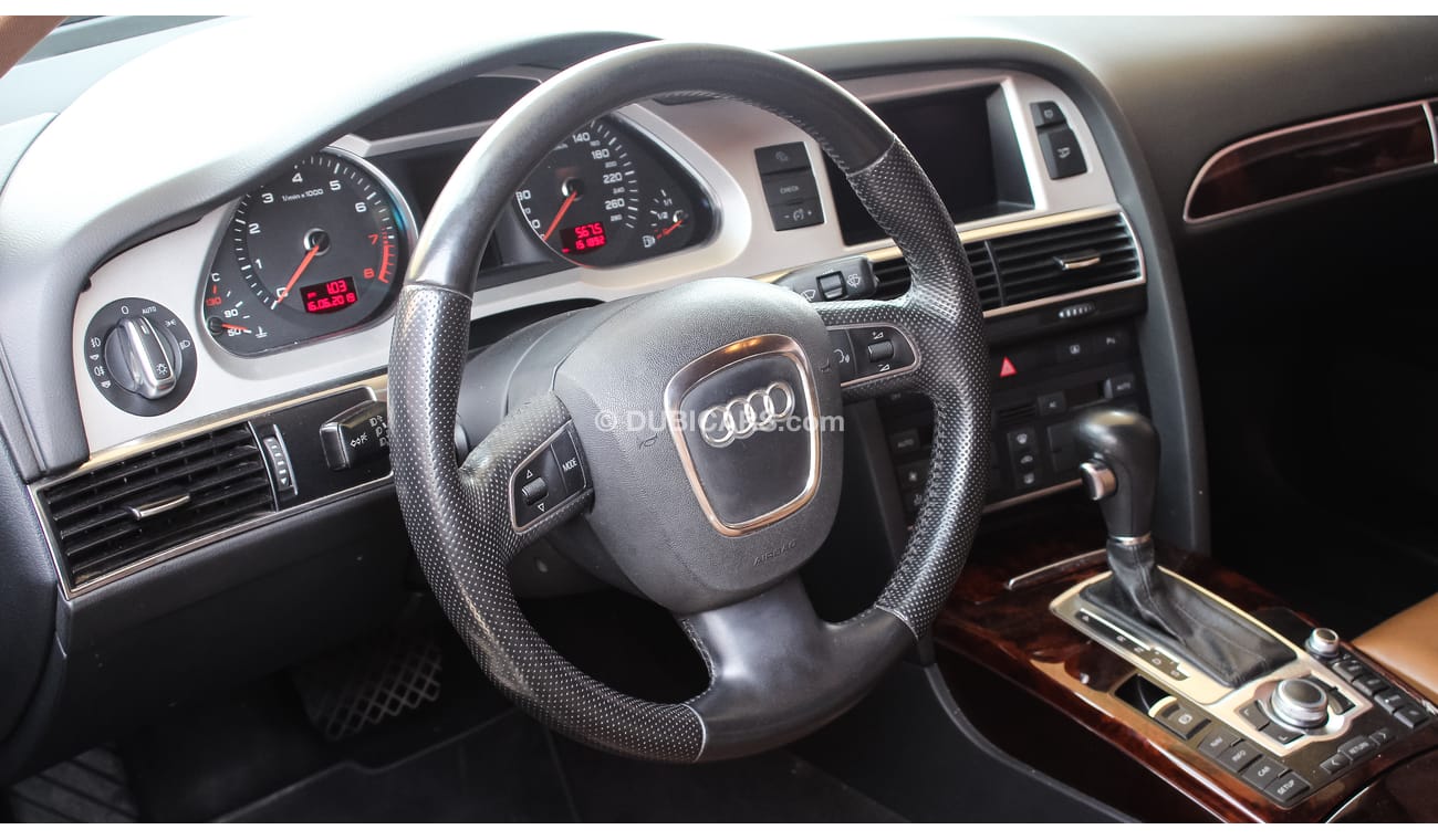 Audi A6 2010 model full options Gulf specs  DVD camera leather interiors sunroof