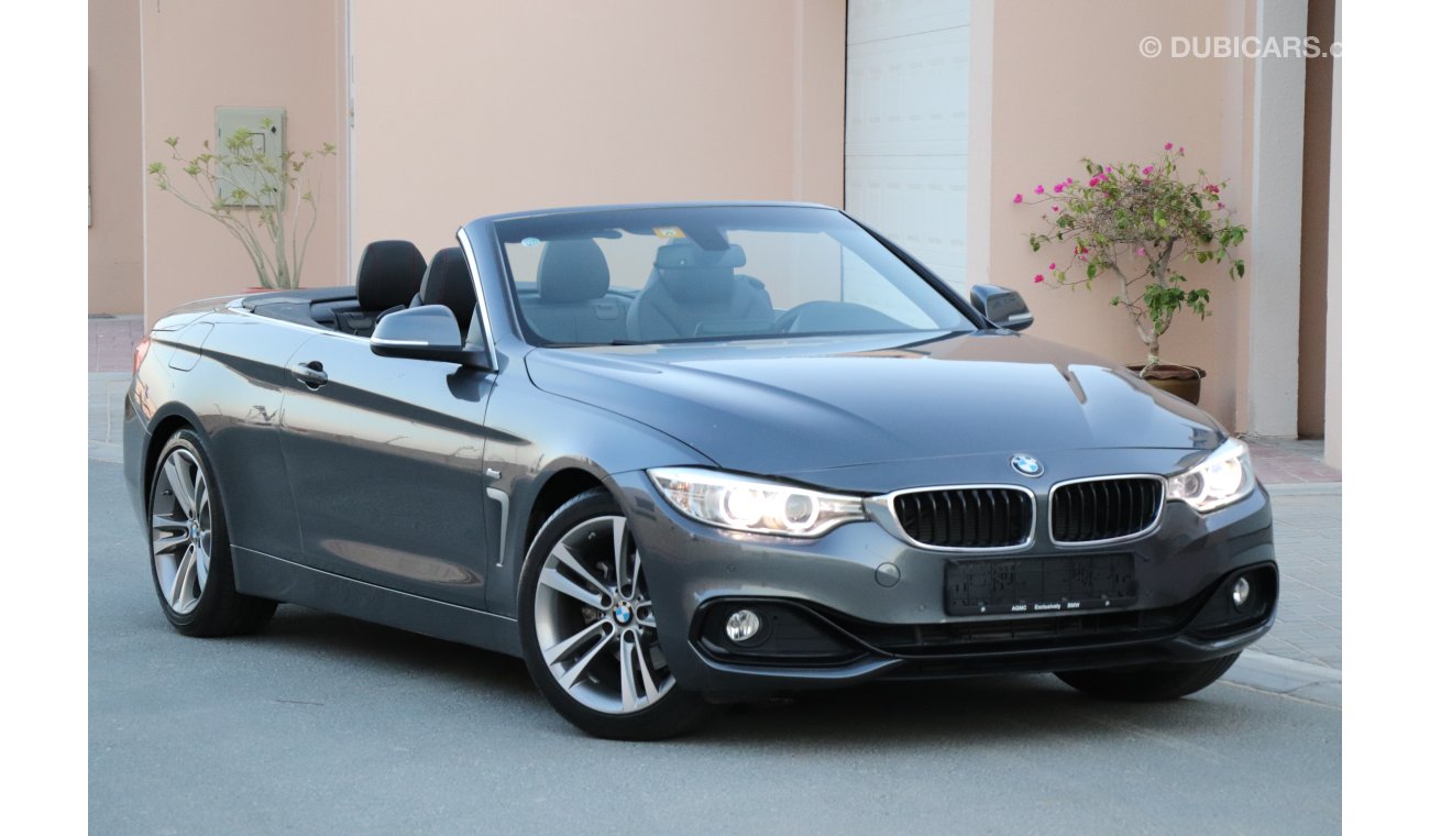 BMW 420i i 2015 GCC under Agency Warranty with Zero Down-Payment.