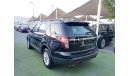 Ford Explorer 2014 model, painted, Gulf agency, cruise control, sensors, wheels, fog lights, wood, rear wing, in e